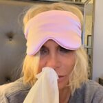 Kristin Chenoweth Instagram - happy new year, this is how I’m partying in COVID isolation 🤧 Also covid is still no joke… this is rough. I’m fighting it but don’t forget to be careful!!