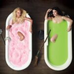 Kristin Chenoweth Instagram - In celebration of #WICKED20, @idinamenzel and @kchenoweth look back on originating the iconic roles of Elphaba and Glinda with @NYMag. 💚 Read more at our link in bio. Photographer: @markseliger Producer: Madi Overstreet First Assistant: Romy Kirchauer Photo Assistant: Reggie Desilus Ms. Chenoweth Hair & Makeup: @BruceWayneMUA Ms. Menzel Hair: @geobrianhmu using Oribe, Mizani, and Living Proof at The Wall Group Ms. Menzel Makeup: @genevieveherr for Lancôme Production Design: Michael Sturgeon