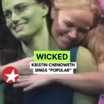 Kristin Chenoweth Instagram - 💚🩷 Officially 20 DAYS AWAY from @wicked_musical’s 20th Broadway Opening Night Anniversary and all things #WICKED20 ⏰ Turning things back a clock tick to see @kchenoweth show us all about being “Popular” ✨ 🎶: @wickedschwartz #wicked #wickedmusical #wickedbway #wicked20 #popular #broadway #bway #musical #musicals #fyp #explore #musicaltheatre #stephenschwartz #defyinggravity #kristinchenoweth #idinamenzel #glinda #elphaba #sing #singing #singers Gershwin Theater