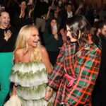 Kristin Chenoweth Instagram - It's good to see them, isn't it? 💚💖 @idinamenzel and @kchenoweth return to Oz in celebration of #WICKED20. 📸: @chadkrausphoto