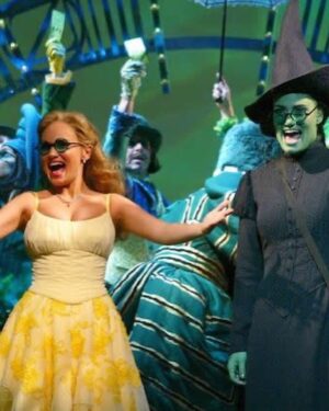 Kristin Chenoweth Instagram - In the words of @taylorswift… “long live all the magic we made” 💗💚 #wicked20 @wicked_musical @idinamenzel