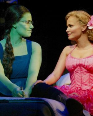 Kristin Chenoweth Instagram - In the words of @taylorswift… “long live all the magic we made” 💗💚 #wicked20 @wicked_musical @idinamenzel