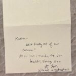 Kristin Chenoweth Instagram - Found opening night letters… truly was changed For. Good. 💗💚 #Wicked20