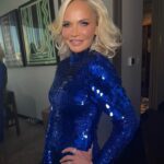 Kristin Chenoweth Instagram - Saturday Night Sparkles with my fav @kchenoweth 🩵💙 . Make up @matwulff . Hair @garrett_lemmons Dallas, Texas