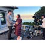 Lacey Chabert Instagram - Working with @kevin_mcgarry_w means having a wonderful scene partner, lots of laughs, and wearing my tallest shoes and still needing to stand on an apple box in every single scene. 🤣 *good news is, when they were on his closeup, I got to wear my warm puffy coat because there wasn’t a chance they’d even see the top of my head in the shot 😂 Thank you to our wonderful set photographer @allister.foster for the first pic which is a still shot from the movie. #TheWeddingVeil