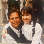 Lacey Chabert Instagram - Happy Birthday @iamscottwolf 🎉💜 🎂 🎉 Love you forever! #fbf #happybirthday #partyoffive #the90s