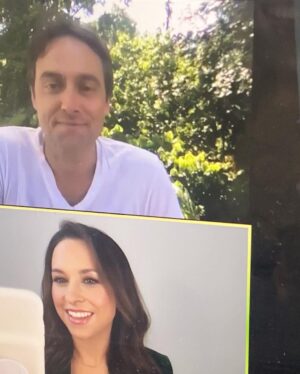 Lacey Chabert Instagram - Press day with my wonderful costar @stuarttownsend for “Christmas At Castle Hart” 
I can’t wait for you to see this one this holiday season! 🎄

Styling @leonamizrahi 
Makeup @rachelnicolepagan 
Hair @glambyannettedavenport