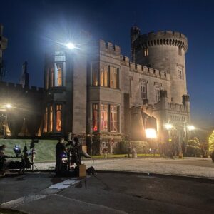 Lacey Chabert Instagram - So excited that I can finally share what I’ve been working on this past month. We traveled to Ireland to film “Christmas at Castle Hart” to bring you some Christmas cheer on @hallmarkchannel this holiday season! I’m honored to be a part of  #CountdowntoChristmas ❤️
I had so much fun working alongside @stuarttownsend and the rest of the amazing cast. I’ll share more soon! 🎄🏰❤️ #christmasmovies 

Thanks for the photo @fredmartin12