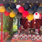 Lacey Chabert Instagram - Thinking about last Saturday when we got to surprise my friend @ashleyaubra and her sweet son Hayden with a “magical” little 5th birthday party play-date! It was so much fun to put this together and even more fun to see him enjoy it! Love you both! #HappyBirthdayHayden 🪄 🎩 ❤️🌟 #decorating #entertaining #myhappyplace *the absolutely adorable cake is by @jeanniesweets *
