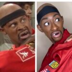 Lala Milan Instagram - SILLLENNCCEEEE ! SIIILLLEEEENNNNCCEEEE! Happy HAL-LA-WEEN 🎃😂 Which scene y’all think I did? 👀 ——— #DragonFlyJones @martinlawrence