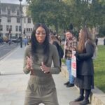 Lala Milan Instagram - I flew 10 hours to get here, so why not go play with the locals in London?! 😂 Which dance should I add 👀 #LaLasWorldTour London, United Kingdom