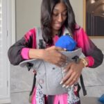 Lala Milan Instagram - Yasss Women’s History Month is here, so I think it’s the perfect time for me to show yall how me & baby boy get ready as we head out for some fresh air! 👶🏽💙🍼 —— PS— Baby Boy is officially 6 weeks😩 Los Angeles, California