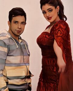 Layali Dehrab Instagram - عزيز النفس ماهو انسان متكبر بس يقدر قيمه نفسه 👌 ثاني سنه على التوالي مع افخم دار ازياء بالشرق الاوسط @labourjoisie @nadimski . Special thanks for the most iconic fashion house For the lovely roses dress @labourjoisie & and thanks for the creative designer @nadimski . Dress @labourjoisie @nadimski Photographer @mq_photoshoot Stylist @dr.desho