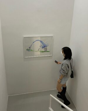 Lee Joo-young Instagram - 전시 두탕 뛴 날 (피곤)