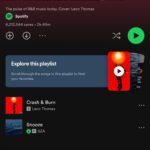 Leon G. Thomas III Instagram - Crash & Burn has been getting so much love and I’m extremely grateful!! Major shout out to @spotify for putting my single as the first song on the Are & Be playlist! It’s only up from here!!