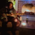 Leon G. Thomas III Instagram - One of my favorite places to vibe is by the fireplace 😌 The first of many Fireplace Freestyle 🎸🔥 Drop a 🔥 emoji if you want to see more! 🎥 Editing: @thejordanstudios