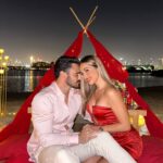 Maddy Burciaga Instagram - Happy Valentine’s Day ❤️🌹 Je t’aime ma moitié @benji_samat pour toujours ♾️ ps : la dernière photo c’est ma favorite 🙊👀 Dubai, United Arab Emirates