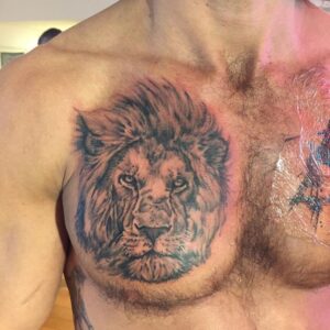 Mariano Martínez Instagram - 🦁❤️ Fuerza y Libertad. 
.
.
.
@florsegoviatattoo 🔥
@lalupitastudio 🔥