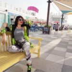 Marina Alobaidi Instagram - ... اينما وضعني الله ؛ أُزْهِر ... . . . . مسا الكيوي ياقوووم 🥝 . . @vincci.iq By 📸 : @retta.a 💚 #مارينا_العبيدي #luxurylifestyle #luxury #fashion #fashionista #dxb #jumeriahbeach