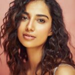 Meenakshi Chaudhary Instagram - Croissant meets filter coffee🙈❤️🍭 🍭 🫧🫧 📸 @akshay.rao.visuals Styled by @rashmitathapa Hair and make up @makeuphairbyrahul