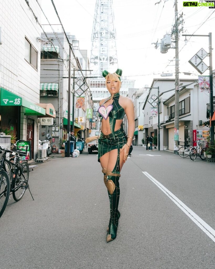 Megan Thee Stallion Instagram - Its been fun Japan 💚 Osaka, Japan