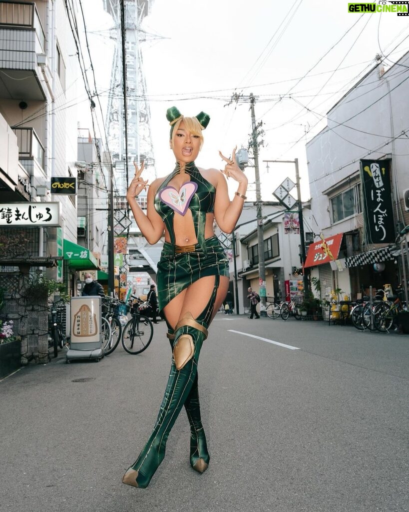 Megan Thee Stallion Instagram - Its been fun Japan 💚 Osaka, Japan