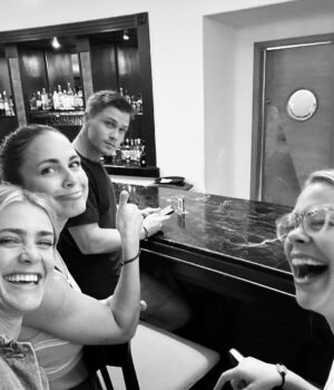 Melissa Roxburgh Instagram - Caden’s world. We’re just in it.