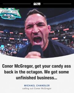 Michael Chandler Instagram - Michael Chandler just called out McGregor 😳 (via @wwe)