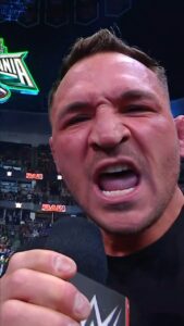 Michael Chandler Instagram - @ufc’s @mikechandlermma just called out @thenotoriousmma on #WWERaw! 🔥🔥🔥
