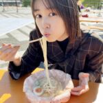 Mirei Kiritani Instagram - 東京ラーメンフェスタ2022 福岡の豚骨と、長野の鶏白湯。 全制覇したい😇