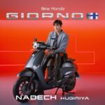 Nadech Kugimiya Instagram - สไตล์โดดเด่น เห็นแล้วสะดุดตายิ่งกว่า กับ New Honda Giorno+ Styling สุดเท่ ที่มาพร้อมความสะดวกสบาย และความปลอดภัยด้วย #TheNewHigh #HondaMotorcycleThailand #ThaiHonda #Giorno+ #🛵