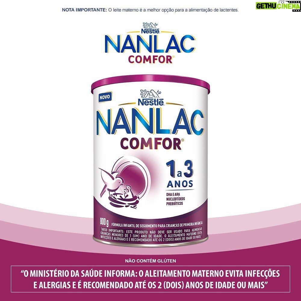 Nanda Costa Instagram - Por aqui, alegria, amor e alimentação saudável são nossas prioridades para o crescimento e desenvolvimento das nossas filhas. Por isso, escolhemos Nanlac como aliado no dia a dia. NANLAC®️ Comfor traz o melhor da nutrição para a primeira infância, fase da vida onde nossas pequenas desenvolvem características que ficarão para sempre. Oferece ciência de ponta para o desenvolvimento completo das meninas. Possui uma combinação de nutrientes essenciais como proteína de alta qualidade, DHA e ARA, fonte de Cálcio, Zinco, Ferro e vitamina A, rico em vitaminas C e D e pré- bióticos. Por aqui, todo dia é dia de NANLAC®️ Comfor! *publicidade