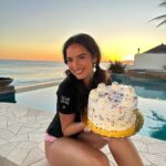 Natalie Mariduena Instagram – just here for the cake Los Cabos, Mexico