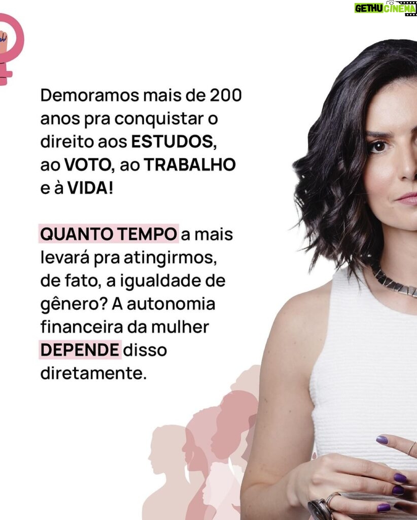 Nathalia Arcuri Instagram - ENEM da Nath: qual a relação do dinheiro com os direitos conquistados pelas mulheres ao longo do tempo? VALENDO 1 ESTRELINHA da prof ⭐ Se você falou: autonomia financeira que gera liberdade, menos violência doméstica, maiores perspectivas de futuro financeiro e social, tá CERTA a resposta! Mas, você saberia dizer os acontecimentos que transformaram a vida e o bolso das mulheres até o ano em que estamos? Pelo mundo e no Brasil, lutamos, resistimos e saímos vitoriosas em muitas batalhas, mas esse é só o começo. Tem muito chão pela frente. Passa pro lado pra descobrir mais sobre essa história e o quanto avançamos pra nos tornarmos mais autônomas com o nosso próprio bolso ➡️ Não deixe de compartilhar esse post com homens e mulheres que PRECISAM se conscientizar dessa luta constante!