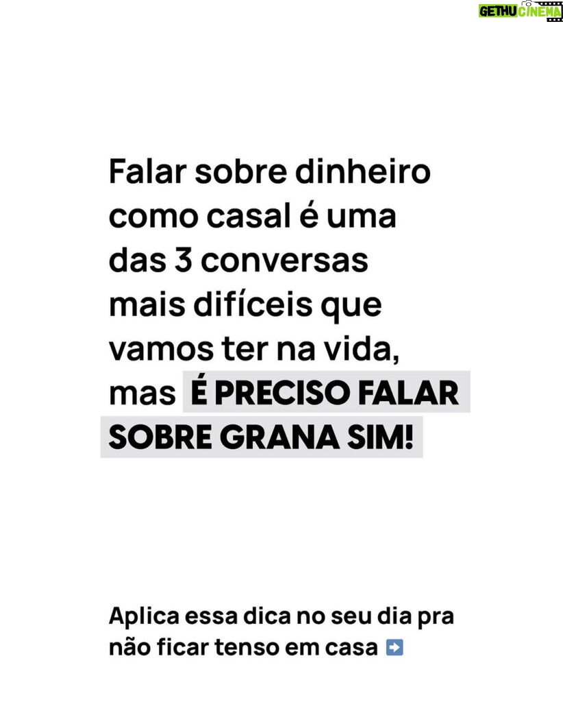 Nathalia Arcuri Instagram - Na riqueza e na pobreza até que a morte os separe? SERÁ? Ou o dinheiro separa antes? O papo é reto: desf*da a sua vida financeira pra não f*der suas relações, seja como casal, amigo ou até mesmo no trabalho. E isso não é só em relação a administração do uso da sua grana não. Cuidar do dinheiro também está relacionado com a forma como abordamos esse assunto com quem tá do nosso lado. Se planejar e tornar dinheiro pauta das conversas em família e entre amigos faz com que a gente esteja preparado pra qualquer situação (em vida e até mesmo em morte). E, claro, falando sobre dinheiro, a gente pode aprender muito com a experiência do outro. No vídeo novo de hoje eu falei sobre 3 conversas difíceis que TODO MUNDO vai ter um dia sobre dinheiro. Você consegue adivinhar quais são? A primeira eu já entreguei: conversa de dinheiro entre casais. E as outras duas? Comenta aqui pra mim (ou vai descobrir no vídeo novo no link da bio 😉).