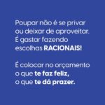 Nathalia Arcuri Instagram – Repete até entrar na sua cachola👆

Quem dera se a magia existisse e tudo na vida financeira se resolvesse com um estalar de dedos 🔮 Mas, não existe magia, existe planejamento e é ele que vai fazer com que a mágica aconteça na sua vida financeira, acompanha o meu raciocínio👇

Em primeiro lugar: NUNCA deixe de fazer o que te faz feliz e que esteja dentro das possibilidades. Não dá pra ter tudo no presente (ou pra ontem), mas dá pra ter tudo no tempo certo com planejamento. 

Muita gente acha que o ato de gastar é ligado somente ao dinheiro em si, mas isso não é verdade, a ação de gastar envolve outros aspectos da nossa vida e que não são racionais. E é só entendendo quais são os seus impulsos que você vai conseguir mudar essa chave e usar seu dinheirinho suado com sabedoria. 

Comece exercitando os seguintes passos:

✅Identifique seus valores pessoais: status, conforto, família, liberdade;
✅Pratique o autoconhecimento: entenda seus gostos, costumes e gatilhos;
✅Faça uma selfie financeira, entendendo onde está gastando mais do que deve e onde pode cortar;
✅Faça os boletos das suas metas e se comprometa a pagar mensalmente;
✅Viva dois degraus abaixo do seu limite financeiro;
✅Volte no começo da lista e repita os passos quantas vezes forem necessárias.

Simples de entender? Sim. 
Fácil de executar? Nem tanto.

Vai exigir muita dedicação, planejamento e prática pra que você reveja sua relação atual com o dinheiro. 

Essa é só uma parte da metodologia que eu criei e aperfeiçoei ao longo dos últimos 8 anos. E logo mais, tá chegando a escola virtual da desf*dência pra te ajudar a colocar as suas finanças nos trilhos de uma VEZ POR TODAS #vemaí