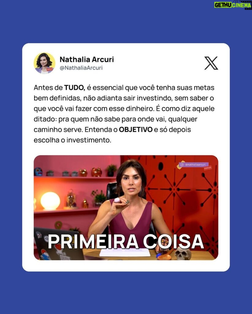 Nathalia Arcuri Instagram - Dinheiro parado no bolso (ou na poupança) é sinal que você precisava desse conteúdo 😎 Quem acompanhou a série de vídeos que eu fiz sobre como investir com R$100, R$1.000 e R$10.000? Hoje saiu o último vídeo, ensinando como e onde investir R$100 mil! 😱 E, pra quem prefere um resuminho mastigado, hoje eu preparei esse post com as 4 dicas que eu dei nos vídeos. Mas é bom ressaltar que vale a pena assistir lá no canal da @mepoupenaweb a série completa, porque tem muito detalhe que você precisa estar atenta ou atento. Inclusive no vídeo eu invisto na prática o dinheirinho pra você ver como funciona o passo-a-passo! Então, depois de conferir esse resumo, corre lá no canal pra fazer uma Nathflix na série completa!