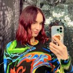 Nathalie Odzierejko Instagram – Nouvelle coupe, nouvelle couleur dans mon propre salon 🥹🫧 merci à ma merveilleuse team, j’ai trop de chance de vous avoir à mes côtés !