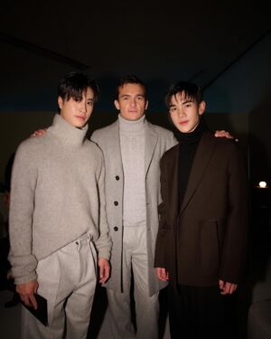 Nattawat Jirochtikul Instagram - Such an honor to be in #ZEGNAFW24 
@zegnaofficial @alessandrosartoriofficial #ZEGNA #ZEGNAxGeminiFourth