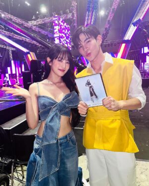 Nattawat Jirochtikul Instagram - Tadaaaa it’s Pretty girl right here @min.nicha 
What a Wonderful night meeting you krub :)