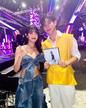 Nattawat Jirochtikul Instagram - Tadaaaa it’s Pretty girl right here @min.nicha 
What a Wonderful night meeting you krub :)