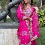 Neelam Kothari Instagram - The celebrations continue!! #tanishaakrishna @tanishaasoni_1 @samirsoni123 Outfit- @gopivaiddesigns