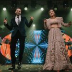 Neeti Mohan Instagram - Sangeet night done right 😎 Grateful to our friends, family and guests… Aap logo ne Raunak laga di 💥 Thank you @ayushmannk @tahirakashyap @aakritiahuja Varushki for lighting up the evening . Varushka’s performance was the highlight of the evening for me! Thanks Ayush for singing and making our family drool over you yet again ♥️ @bharti.laughterqueen you are the funniest and the cutest. We ADORE you. Logon ka hass hass ke pait mein dard ho gaya. We missed you Golla and Harsh 🙌😘 The Dashing Savaria @salmanyusuffkhan and elegant Faiza 😘😘 The most punctual and loving guest @anumalikmusic ji we love you 🫡🌹 #KunalKoMiliMukti