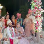 Neeti Mohan Instagram - Overjoyed and Beyond Grateful for such an auspicious occasion in our family. Papa had to miss our wedding due to health reasons but this time, in his presence the wedding felt complete. Thank you God for this 🙏🏼🥹 We feel blessed, as with folded hands we welcome Thakur Family in our lives. Welcome home @whokunalthakur 🌹🫶🏻 Ab tum bhi Mohana gaye ho! Golu! our choti bacchi @muktimohan wishing you a lifetime of happiness, prosperity and love ❤️ Sabka khayaal rakhna aur apna sabse zyaada. Mud ke na dekho Dilbaro 😥 #KunalKoMiliMukti Thank you for capturing these precious moments @themadeinheaven 🫶🏻
