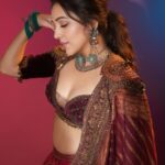 Neeti Mohan Instagram - Royally Ready for #SaReGaMaPa Grand Finale! Styling @shreyandurjastyle Outfit @marwarcouture @keyalsphere Jewellery @sangeetaboochra Hair @dwyessh_hairwizard @rasilaravariamua Makeup @ritickasjalan Photos @souravsharmaofficial