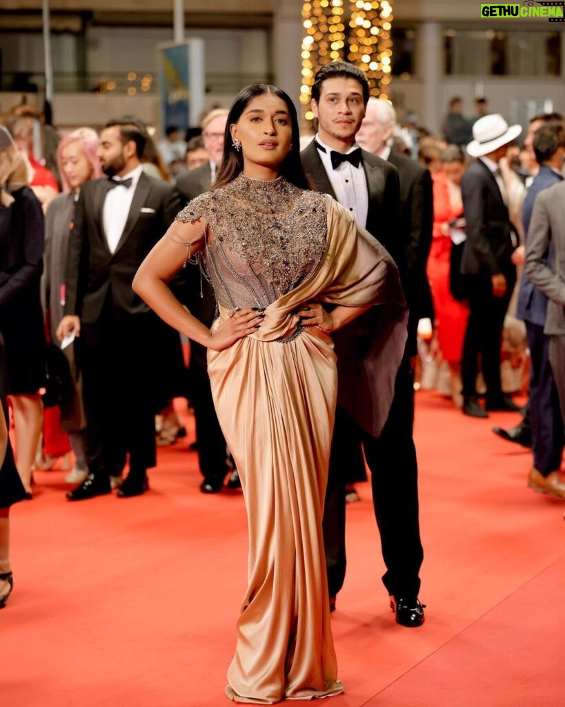Niharika Nm Instagram - Had the pleasure of watching the world premiere of Kennedy last night at @festivaldecannes ✨ Love love love that Indian cinema is being celebrated in the same prestigious Grand Lumiere Theatre as Martin Scorsese, Wes Anderson movies. Big win for India 🇮🇳 So proud @anuragkashyap10 @zeestudiosofficial @goodbadfilmsofficial 👏🏻 Wearing @shantanunikhil Jewelry @outhousejewellery