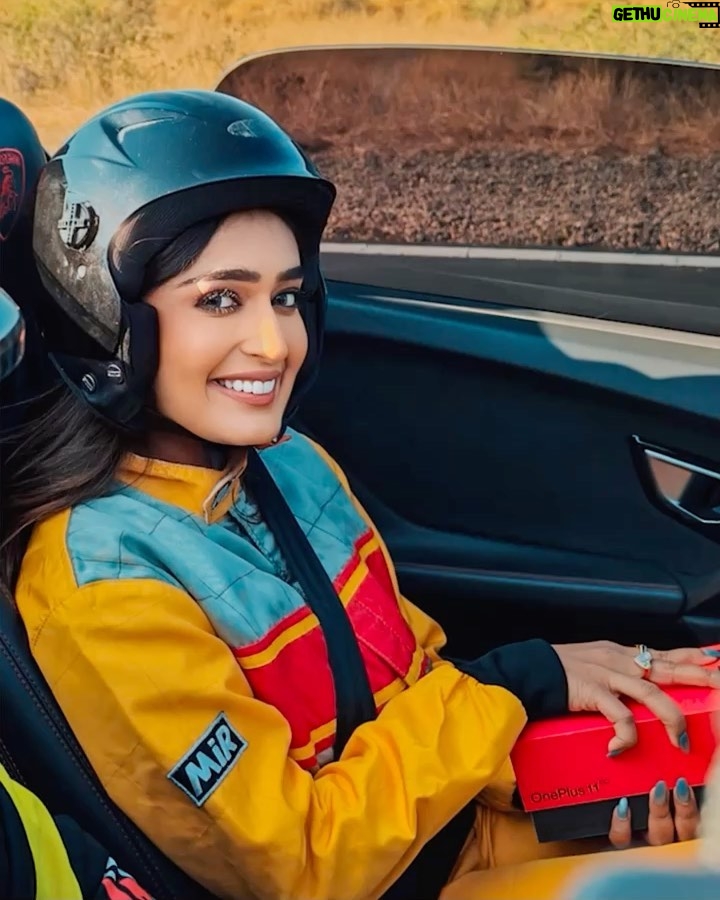 Niharika Nm Instagram - LIVING MY FAST AND FURIOUS DREAMS 🤯😭 This was an incredibly unreal experience for me!! I can’t believe I had the opportunity to sit in the Lamborghini that created India's Fastest Drift, while I unboxed the OnePlus 11 5G! Oh btw, the OnePlus 11 sale is live now. You wouldn't want to miss this one, I tell you. @oneplus_india @powerdrift @gillracing