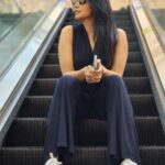 Nyla Usha Instagram - Slowly getting over OCD is it?? 😄 Clicking this for me,(facing a trip n fall situation)is my darling @rjnimmy 😘 Dubai Mall