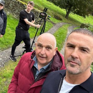 Paddy McGuinness Instagram - Spot of filming today with one of the Phoenix Nights alumni. Kenny Senior himself, the mighty Archie Kelly. #filming #comingsoon #tuesday