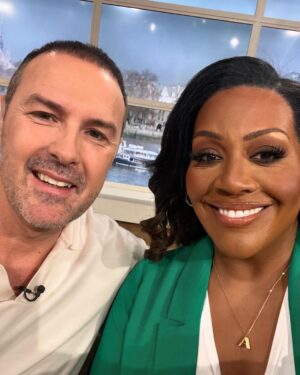 Paddy McGuinness Instagram - I had such a good time hosting @thismorning with @alisonhammond55 today! I’ve so much time for that girl, salt of the earth. #thismorning